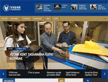 Tablet Screenshot of haber.yasar.edu.tr