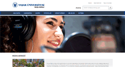 Desktop Screenshot of medyamerkezi.yasar.edu.tr