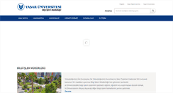 Desktop Screenshot of bim.yasar.edu.tr